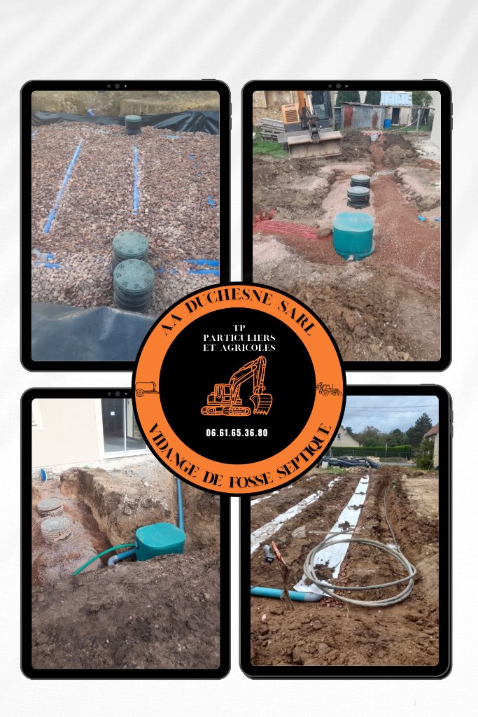 Installation fosse septiques